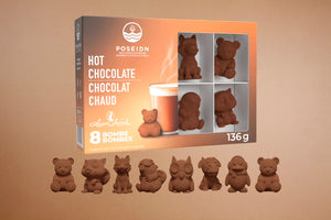 Coffret de chocolats chauds